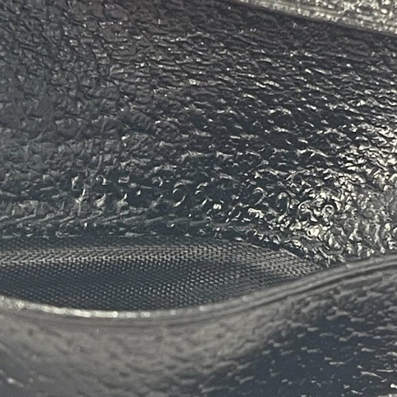 Gucci Black Leather Compact Wallet w/ Silver-tone Hardware - Preowned - Picture 13 of 14